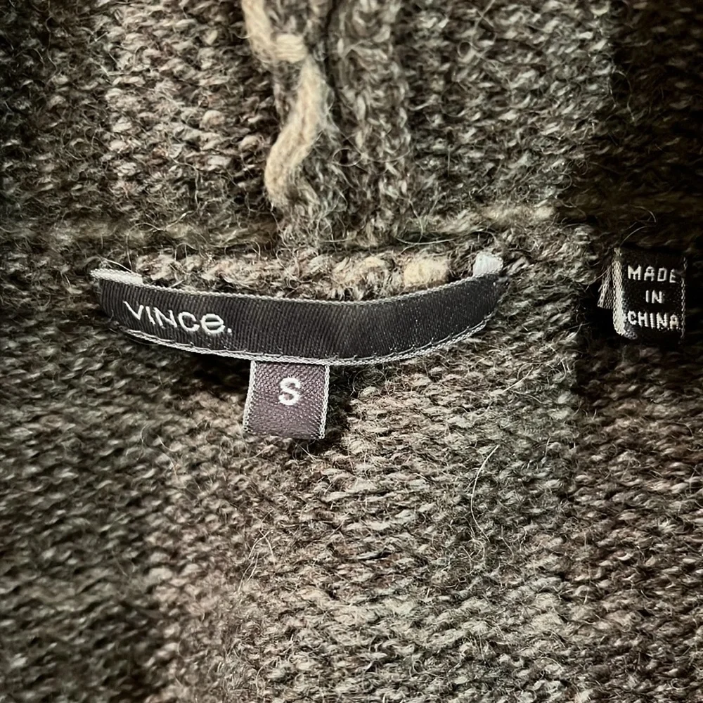 VINCE WOOL/ALPACA SWEATER COAT / CARDIGAN - Picture 7 of 9